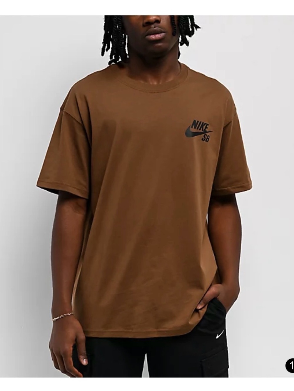 Nike Brown Short Sleeve Men's T-Shirt